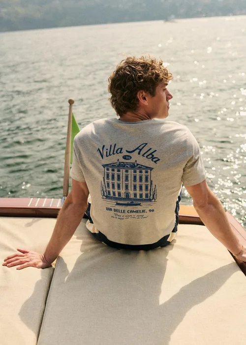 T-Shirt Villa Alba - Gris Chiné — image 4
