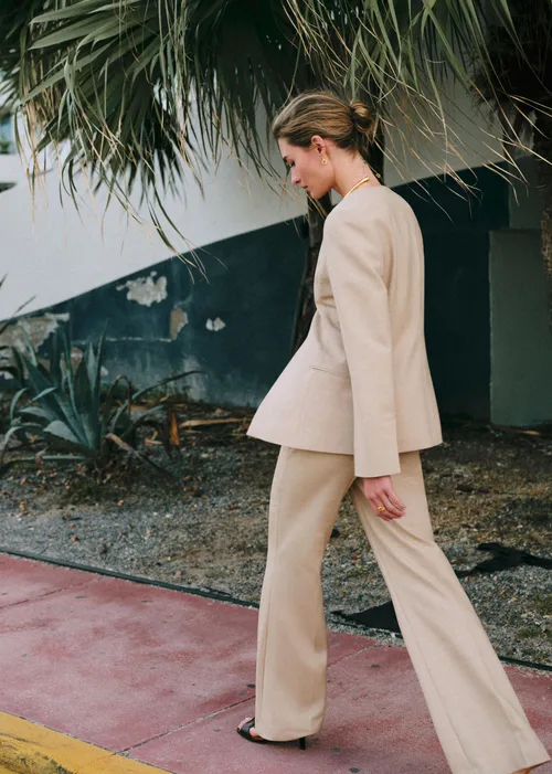 Pantalon Herri - Beige Chiné — image 3
