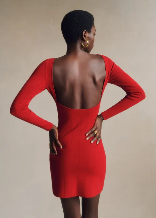 Robe Livie - Rouge Foncé — image 4