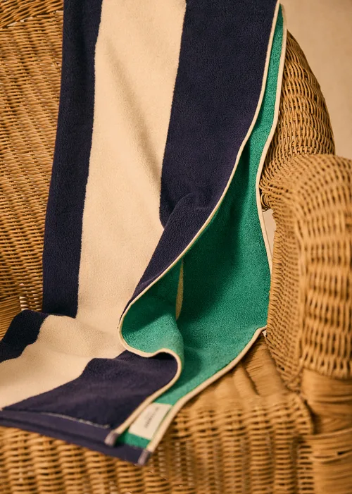 Serviette de Plage Positano - Marine / Vert — image 5
