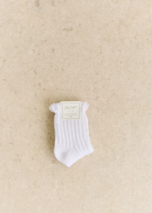 Chaussettes Elena - Blanc — image 4