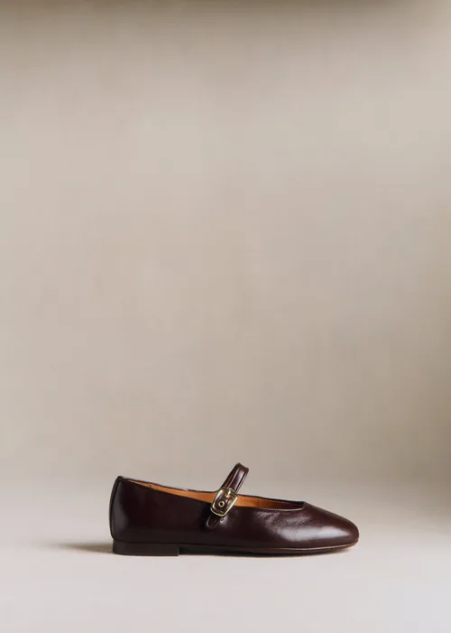 Ballerines Low Valentin - Chocolat Lisse — image 6