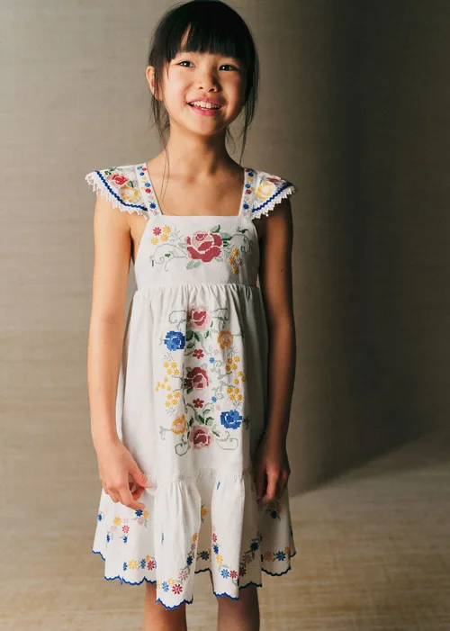 Robe Martha - Broderie Placée Spring — image 8