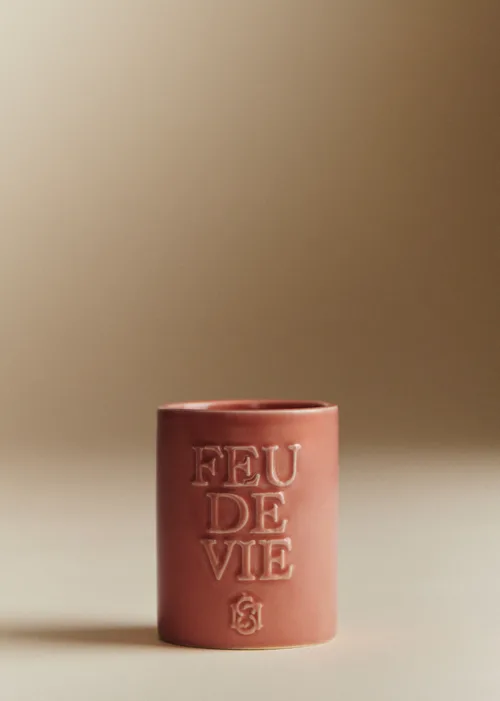 Bougie Feu de vie - La Fleur - Rose Amalfi — image 3
