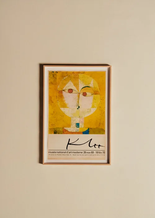 Affiche Musée d'art moderne Paris, Klee, 1970 - 45 x 65,5 cm