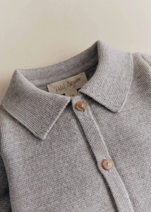 Combinaison Maille Bettino - Gris Chiné — image 2