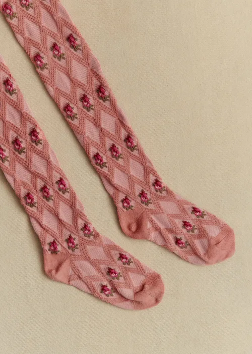 Collant Julia - Fleurs Roses — image 3