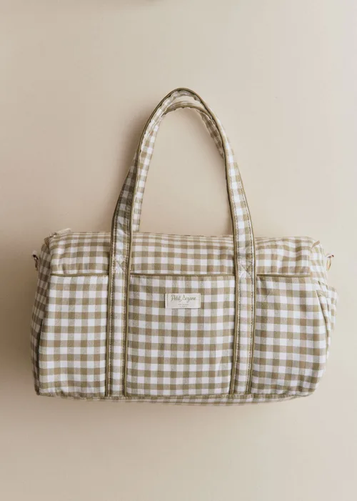 Sac à langer - Vichy Vert