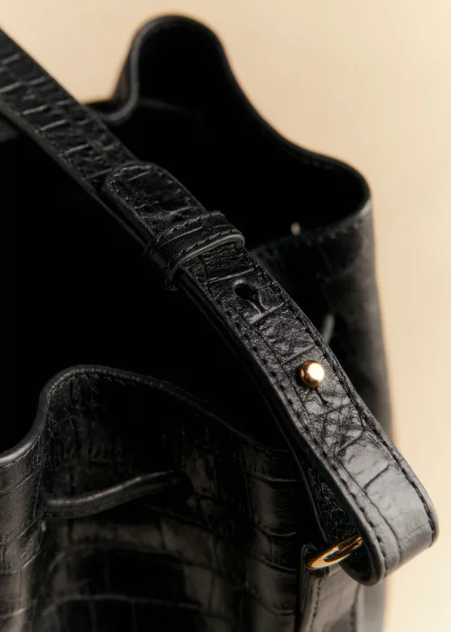 Bourse Farrow - Noir Croco — image 5
