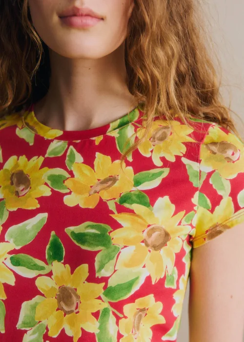 T-Shirt Camil - Imprimé Tournesol — image 3