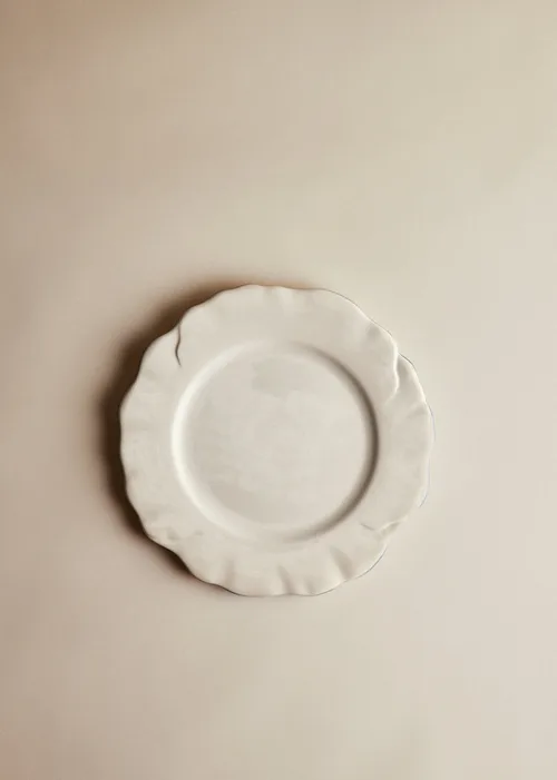 Set de 4 assiettes plates - Barcarolle - Bleu Vintage