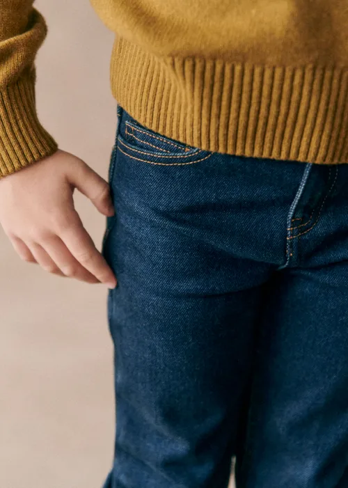 Pantalon Léo - Bleu Denim Foncé — image 3