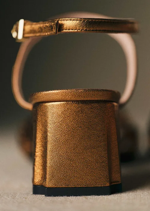 Sandales Charlie - CFM Souliers x Éditions Sézane - Métal Bronze — image 6