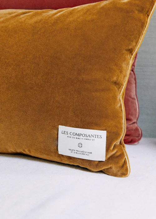 Coussin Velours Édition - Petit modèle - Caramel — image 2
