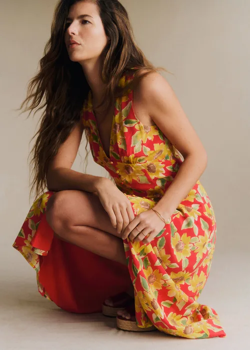Robe SALYA - Imprimé Tournesol — image 3