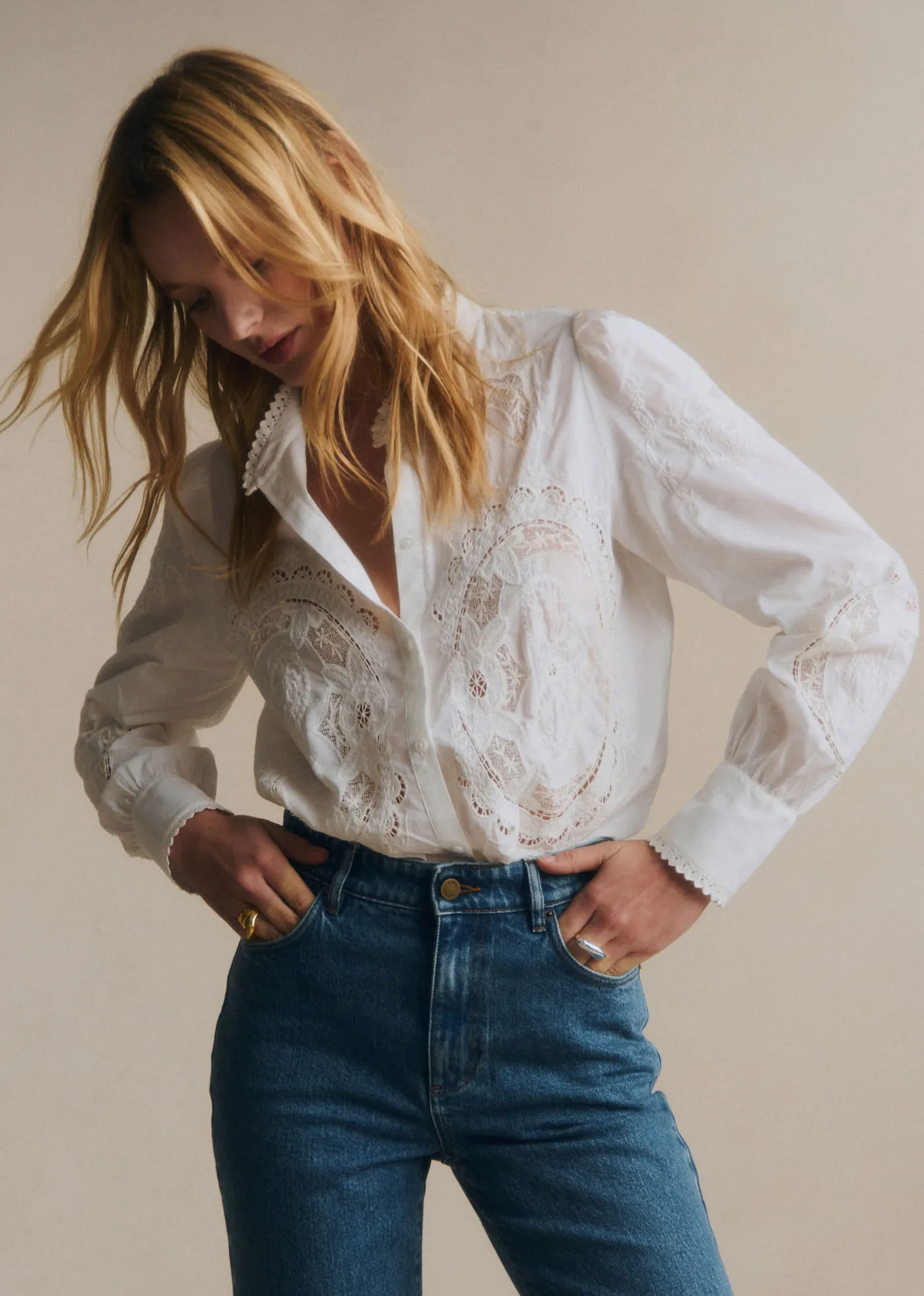 Chemise Caetana - Ecru