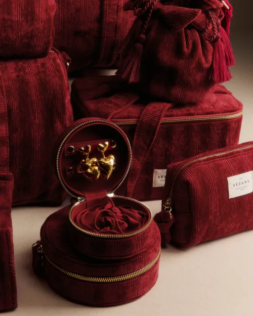 Écrin à bijoux velours milleraie - Rouge — image 3