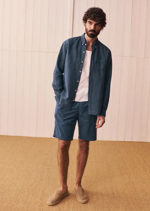 Chemise Charlie Lin - Bleu Nuit — image 6