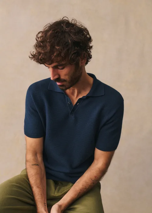 Polo Maille Simeone - Marine