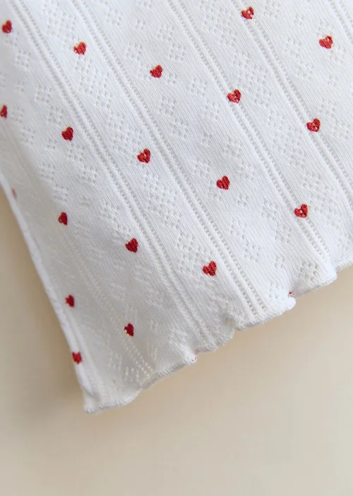 T-Shirt Simone - Imprimé Coeur Rouge — image 5