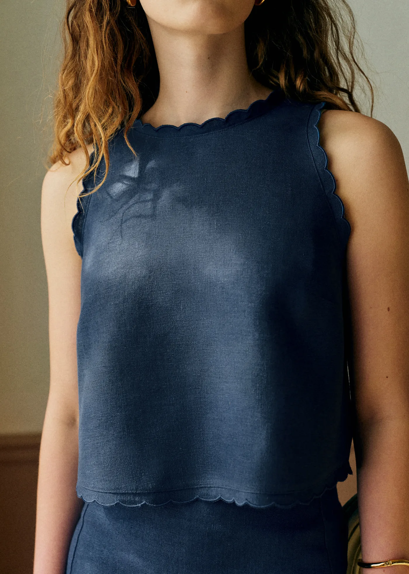 Blouse Avelina - Bleu Minuit