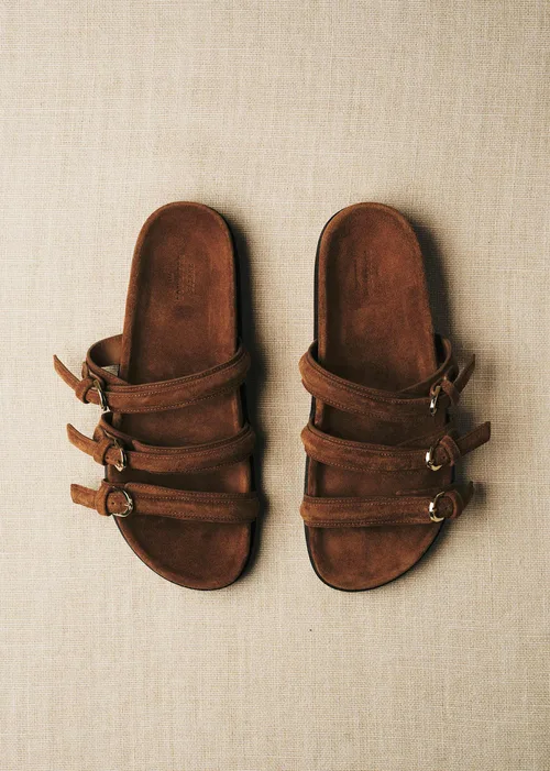 Sandales LOW YSÉE - Noisette