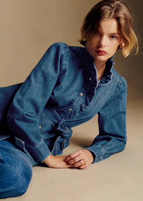 Chemise Corine - Bleu Denim — image 4