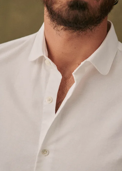Chemise Bruce Pinpoint - Blanc — image 3