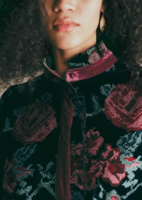 Veste Athais - Noir Rose — image 4