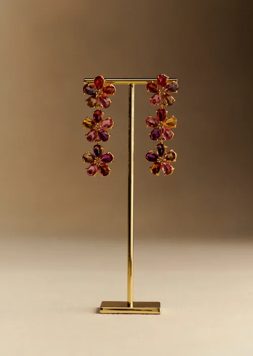 Boucles d'oreilles Blair - Rose Multi — image 3