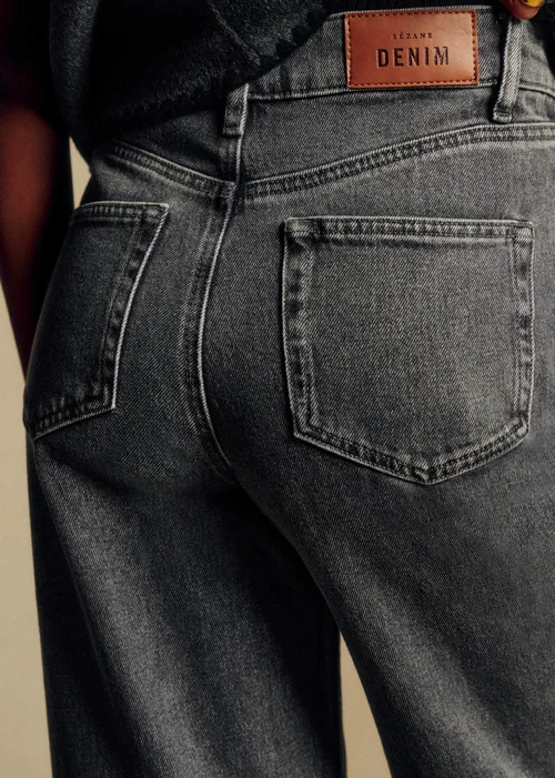 Pantalon Le Wide Leg - Gris Moyen — image 4