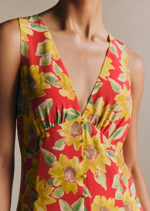 Robe SALYA - Imprimé Tournesol — image 6
