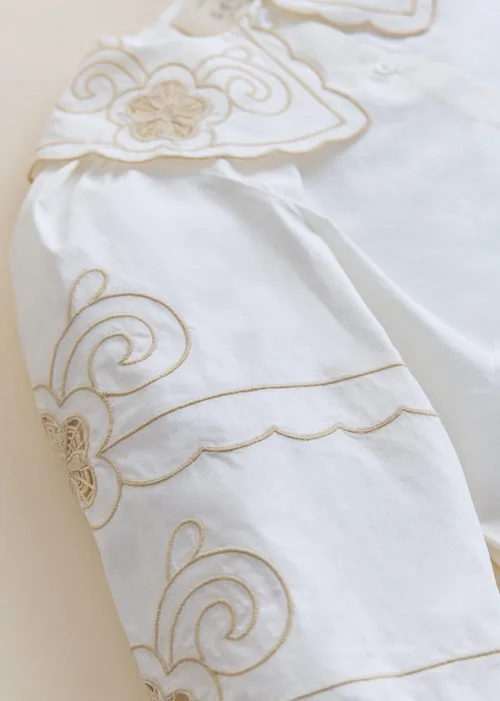 Chemise Avila - Sézane x SEA NY - Broderie Placée Ecru — image 3