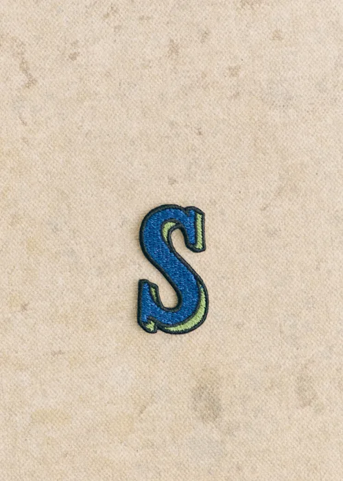 Lettre S Bleu