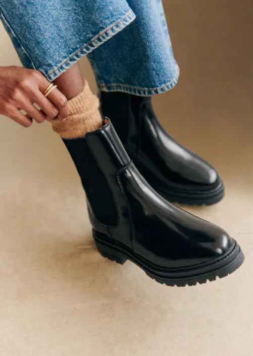 Bottines Low Lena - Noir Glacé — image 5