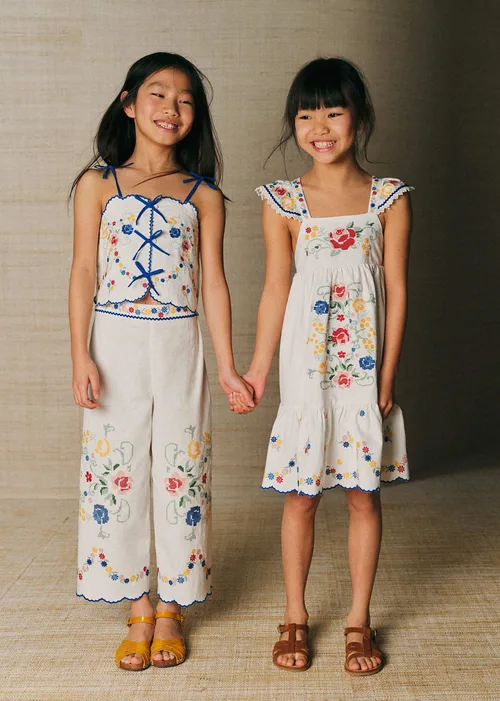 Pantalon Callie - Broderie Placée Spring — image 3