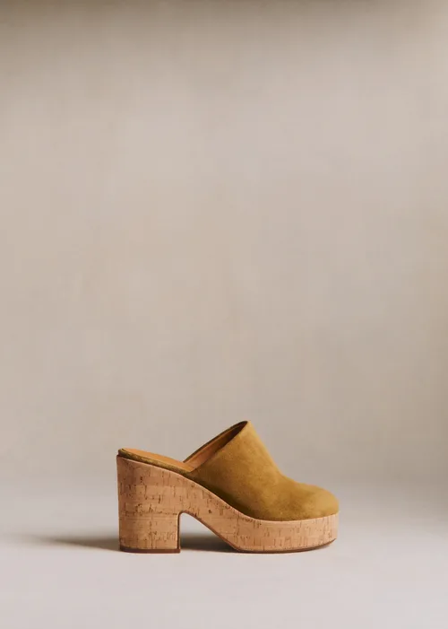 Mules high Callie - Taupe — image 3