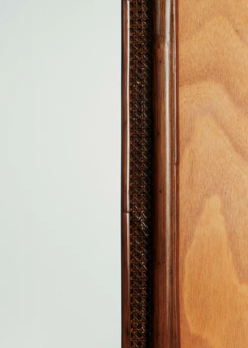 Miroir rotin vintage design américain - Rotin — image 3