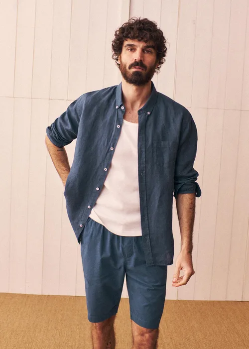 Chemise Charlie Lin - Bleu Nuit — image 3