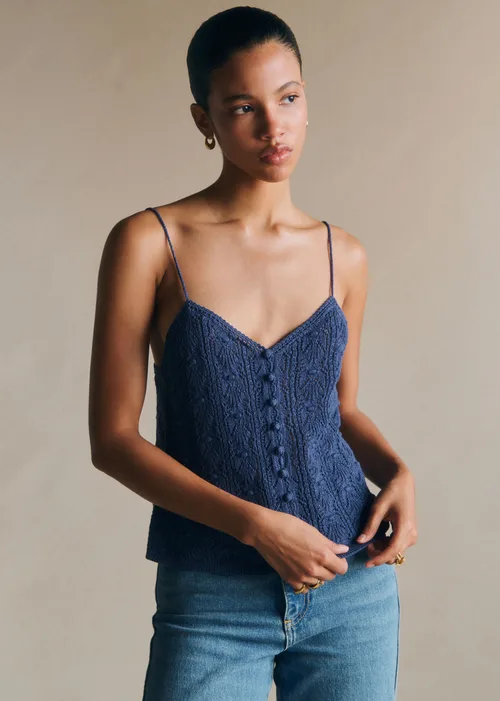 Top Francisco - Bleu Délavé