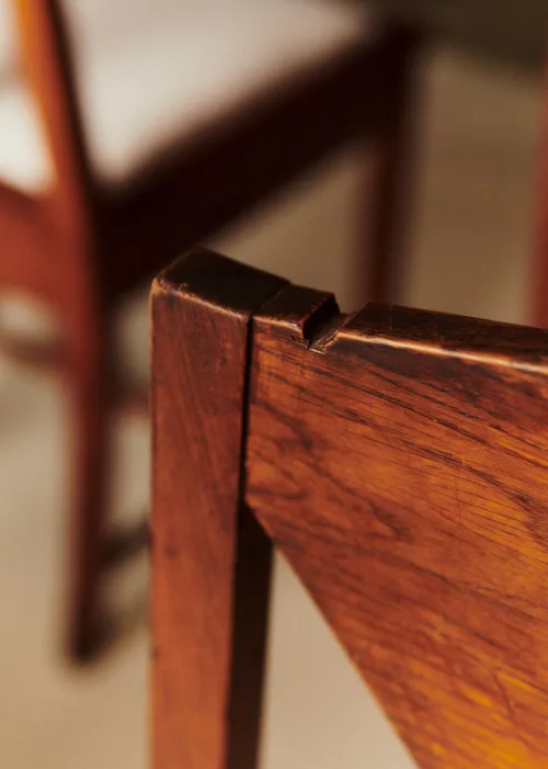 Lot de 6 chaises vintage - Bois — image 7