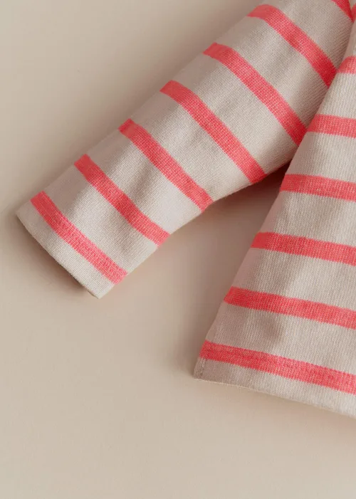 Marinière Colette - Ecru / Rose Fluo — image 3