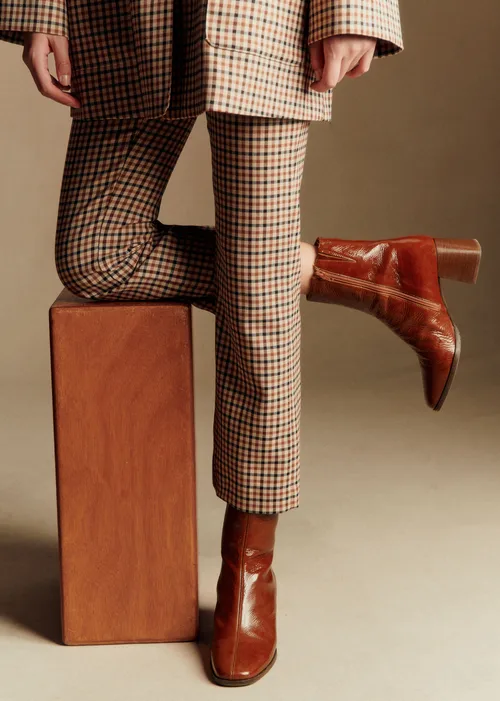 Bottines Axelle - Camel Vernis — image 6