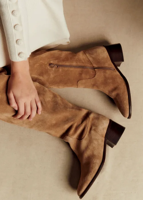 Cuissardes Low Molly - Taupe Clair — image 4