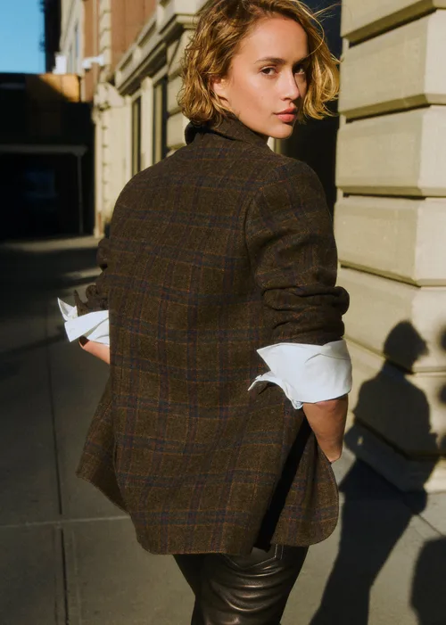 Veste Jack - Carreaux Vert Marron — image 4