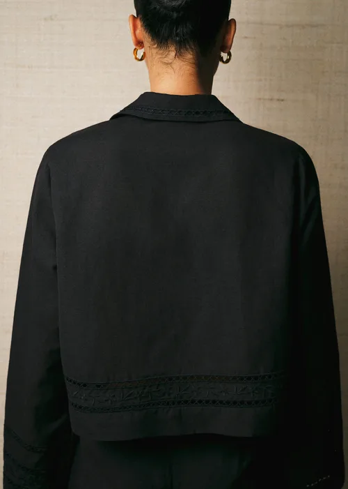 Chemise Aelig - Broderie Placée Noire — image 3