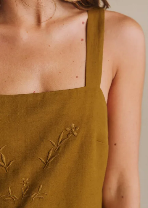 Robe Victoire - Broderie Placée Mordoré — image 3