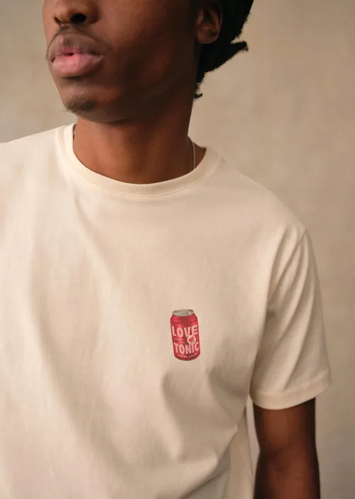 T-Shirt Canette Love Tonic - Écru — image 5