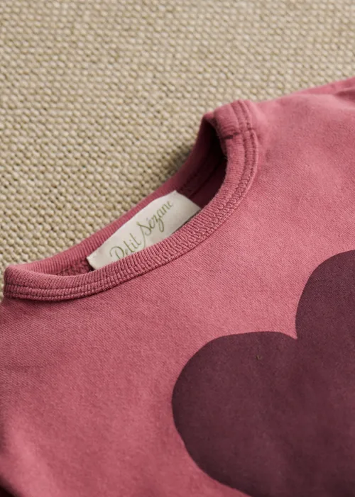 T-Shirt La chamade - Bois de Rose / Bordeaux — image 3