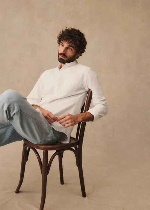 Chemise Charlie Oxford - Blanc — image 2